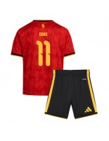 Belgia Jeremy Doku #11 Kotipaita Lasten MM-kisat 2026 Lyhythihainen (+ shortsit)